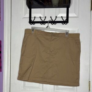Tan Casual Skirt
